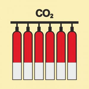 IMO10.75 Стационарная батарея пожаротушения для  двуокиси кислорода